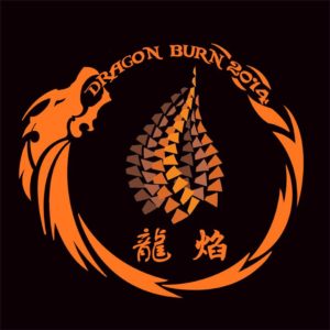 An early Dragon Burn logo